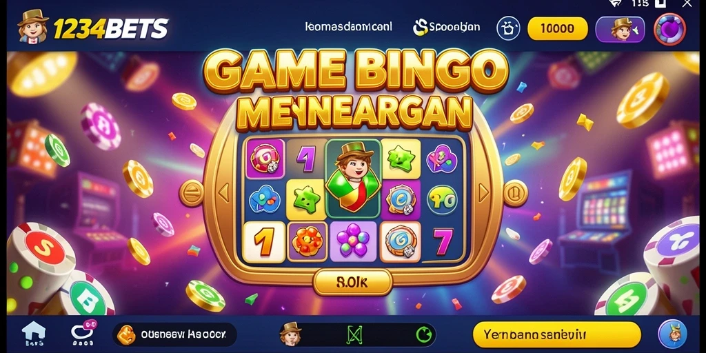Tangkapan layar gameplay Bingo 1234BETS yang seru dan interaktif.
