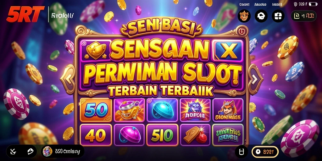 Tampilan screenshot menampilkan gameplay Seru dari 5RT Slot.