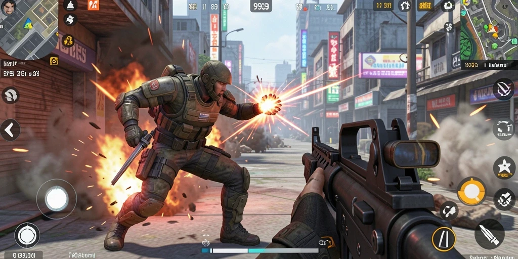 Gameplay seru dalam 9939 dengan pertempuran yang mendebarkan.