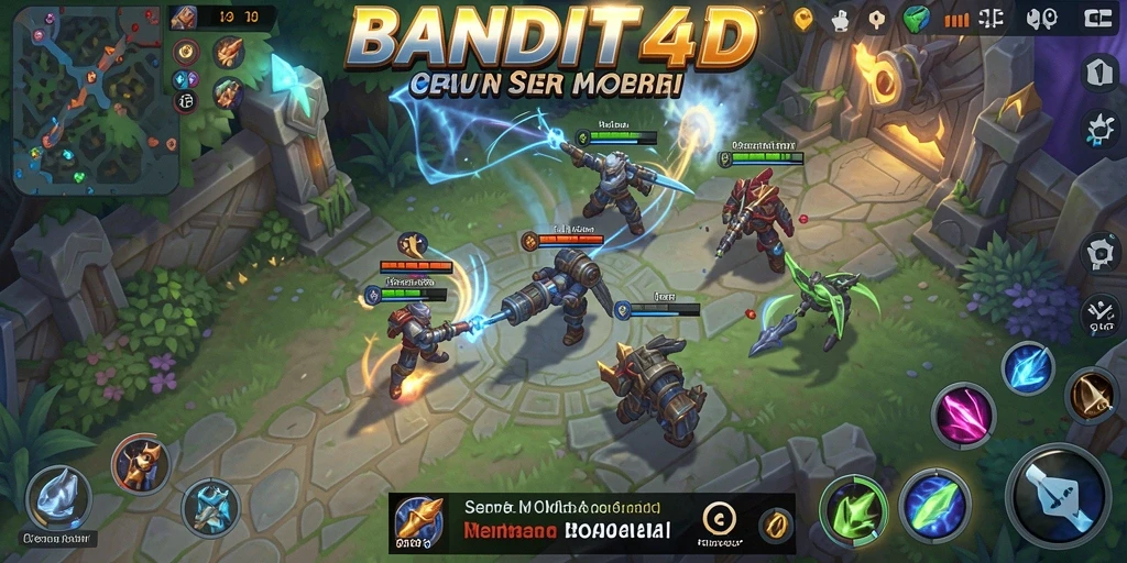 Tampilan gameplay BANDIT4D yang seru dan menantang.