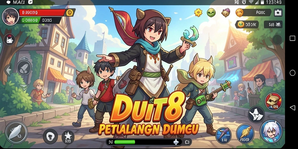 Tampilan menarik dari permainan <strong>DUIT8</strong> dengan karakter Anime.