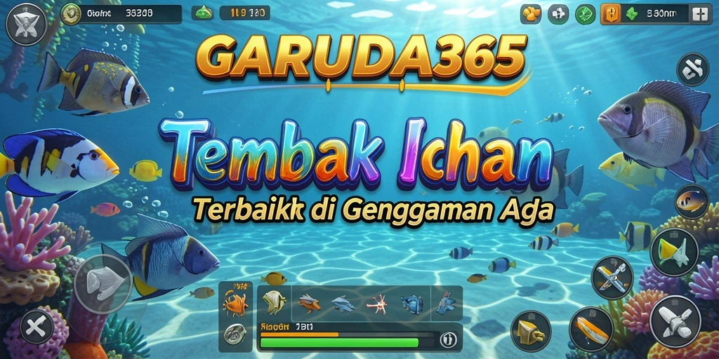 Screenshot gameplay Tembak Ikan GARUDA365 yang penuh aksi.