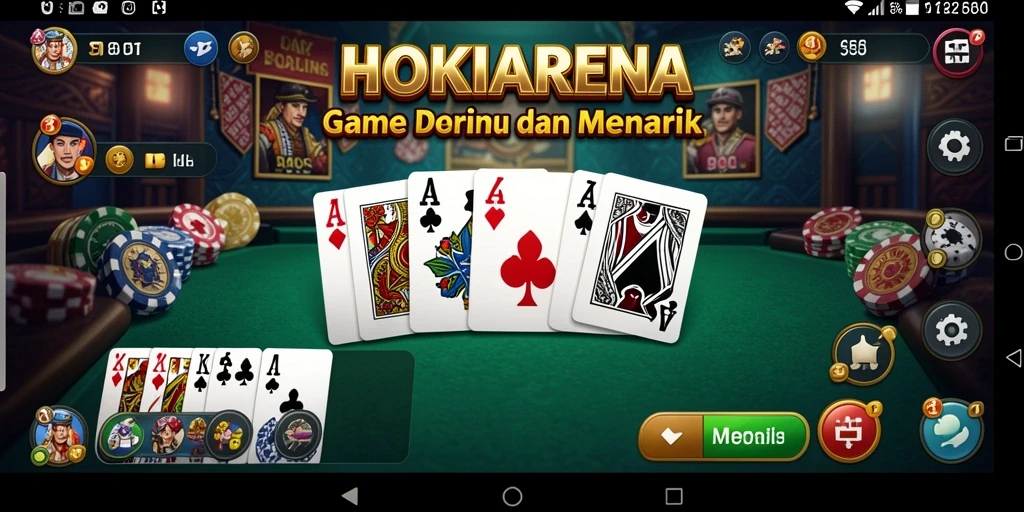 Tampilan gameplay HOKIARENA yang menarik dan interaktif.