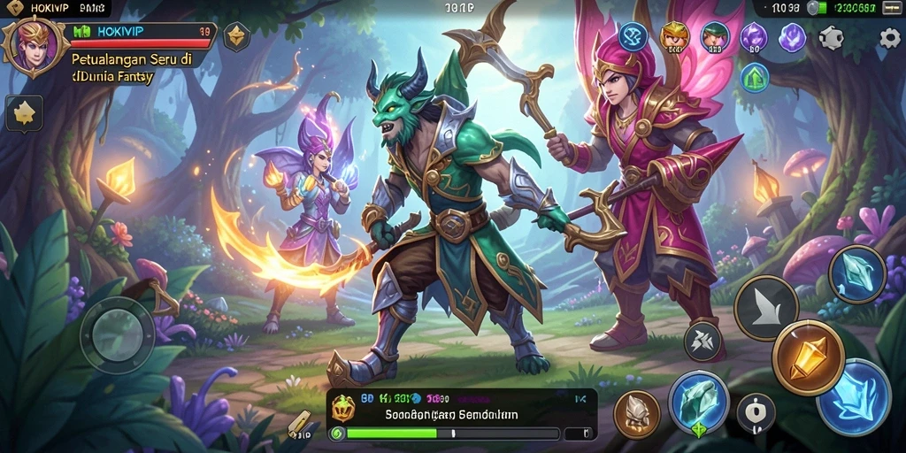 Tampilan gameplay HOKIVIP yang memukau dalam petualangan mengasyikkan.