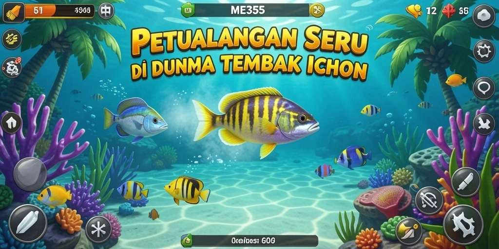 Tampilan menarik dari gameplay Tembak Ikan ME355 yang seru.