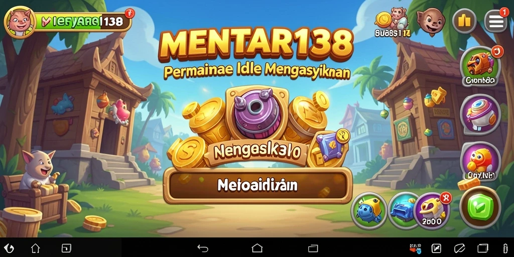 Screenshot gameplay MENTARI138 menampilkan keseruan permainan Idle.