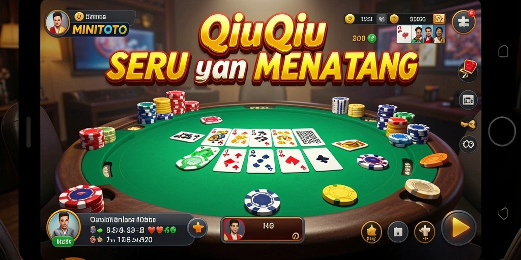 Tampilan menarik gameplay seru MINITOTO QiuQiu.
