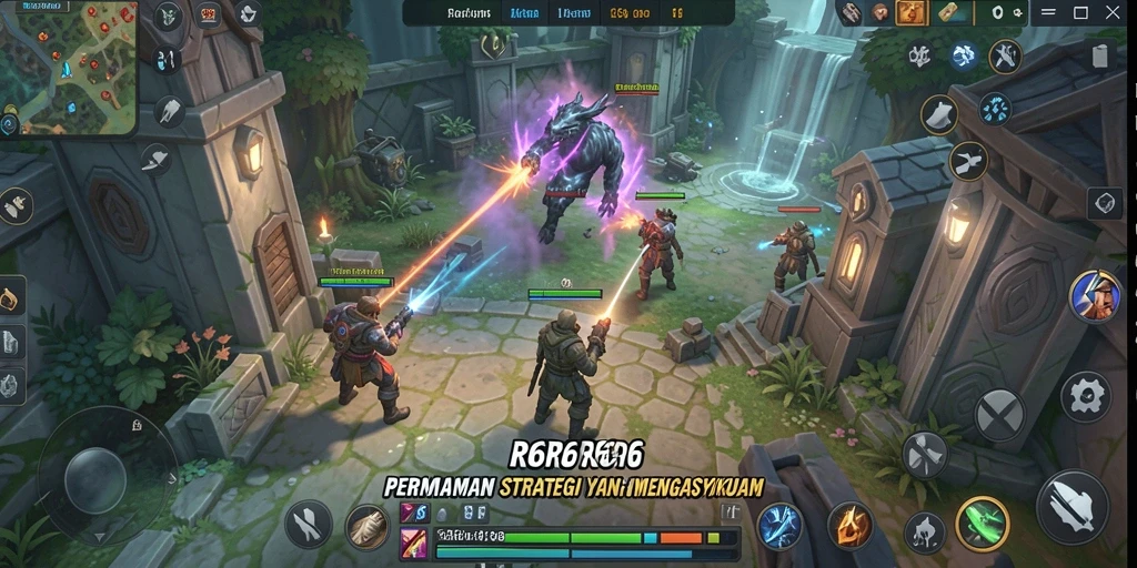 Tampilan gameplay R6R6 yang menarik dan penuh strategi.