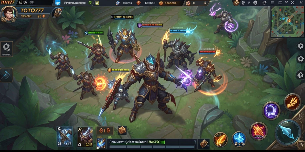Tangkapan layar utama dari gameplay petualangan MMORPG TOTO777.