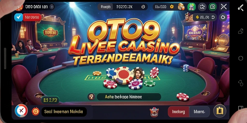 Gameplay Live Casino TOTO9 dengan dealer profesional dan interaksi langsung.