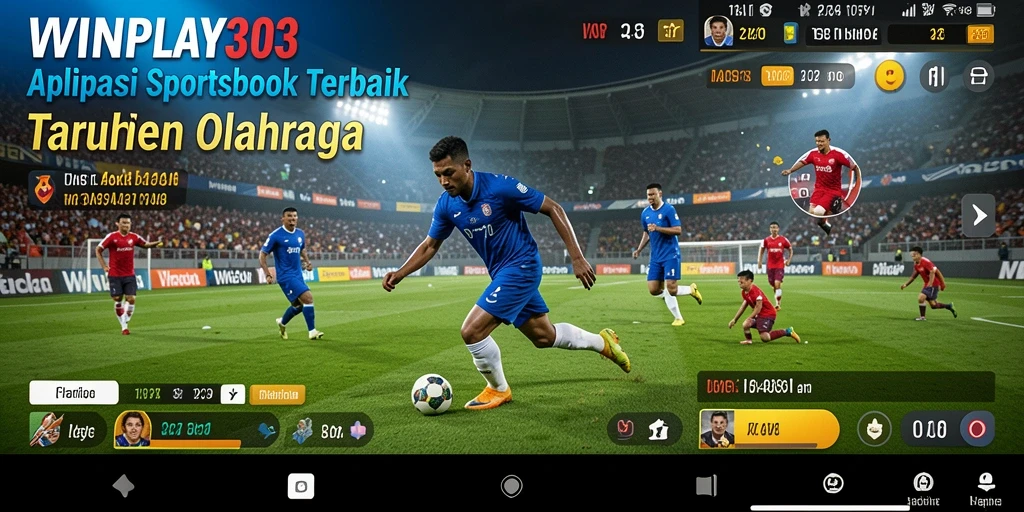 Screenshot utama WINPLAY303 menunjukkan tampilan menarik dari antarmuka Sportsbook.