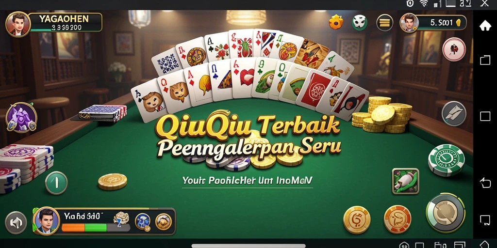 Tampilan menarik dari gameplay QiuQiu di YAGAOHEN.